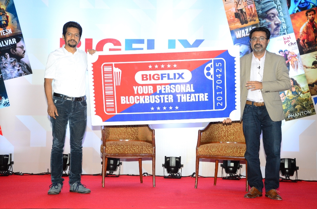 Mr. Shibasish Sarkar, COO, Reliance Entertainment & Mr. Amit Khanduja, CEO, Reliance Entertainment-Digital at BigFlix Launch-1