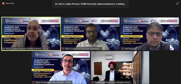 Disrupt, Accelerate and Innovate Key Focus Points of Health Next 2021 – Global Health and Innovation Conference conducted by IIHMR University