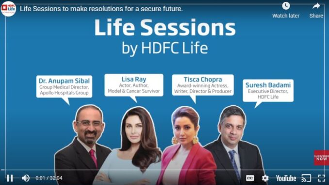 HDFC Life celebrates Insurance Awareness Day with Life Sessions