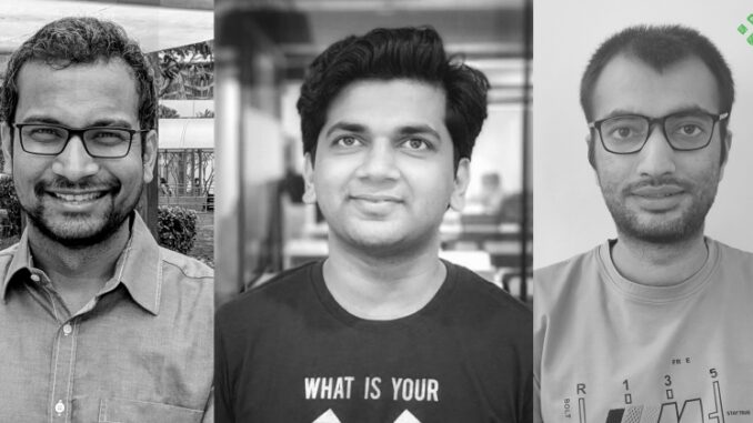 Left to right- Apruv Gupta, Aquibur Rahman & Devyesh Tandon