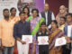 Dr Tamilisai Soundarajan seen with Super abled children immidiatly after unveiling the Mindscapes book