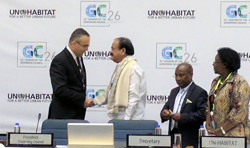 President of Governing Council of UN Habitat