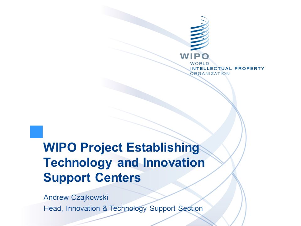 Technology and Innovation Support Centers