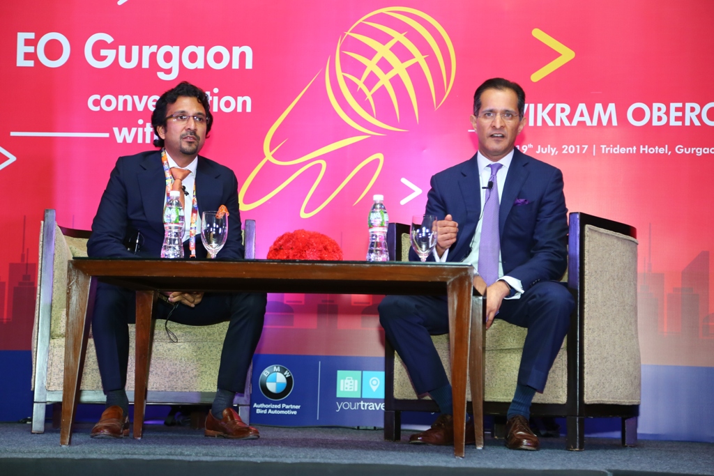 EO Gurgaon Organizes Conversation with Vikram Oberoi