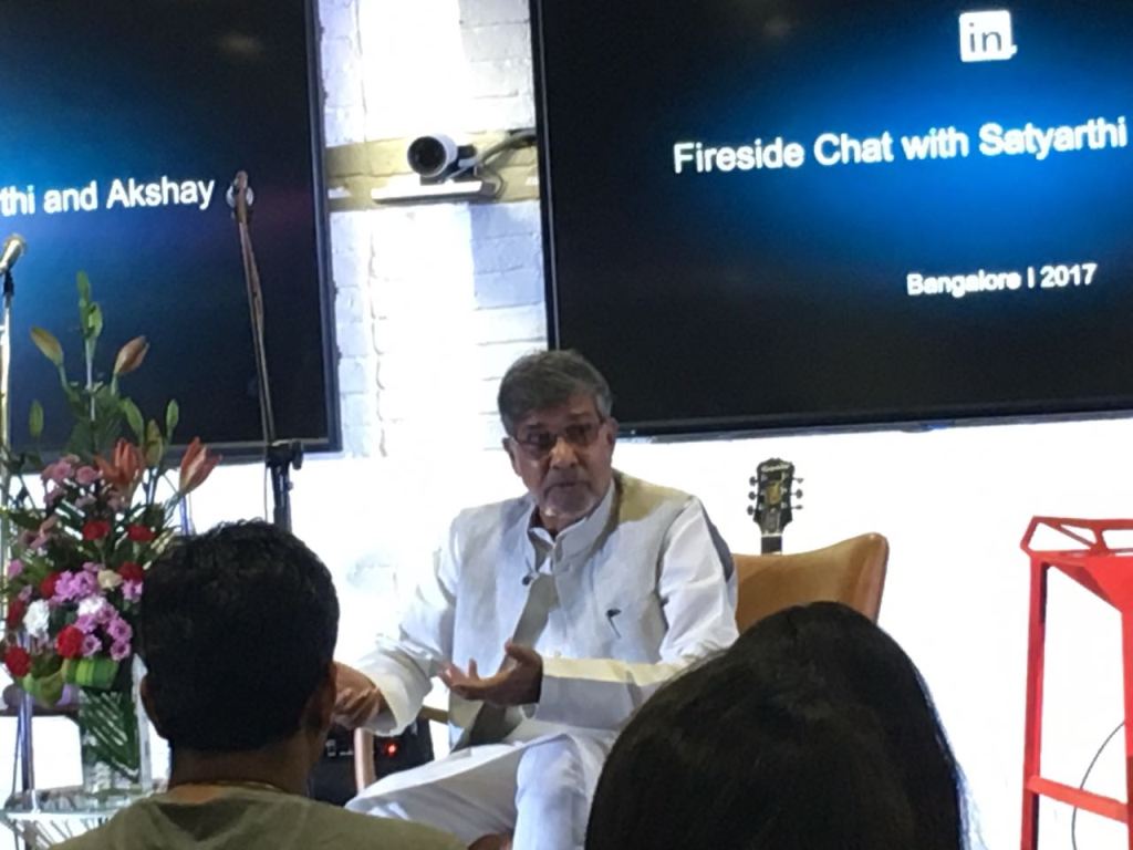 Sh.Kailash Satyarthi at LinkedIn
