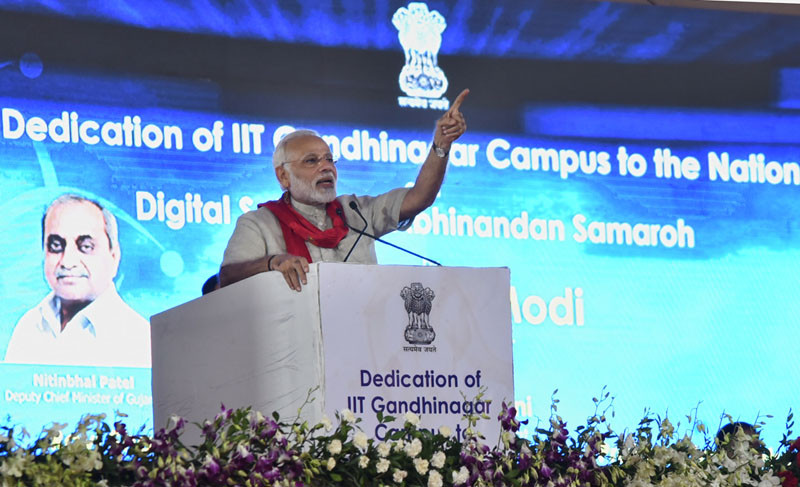 PM Modi dedicates IIT Gandhinagar campus to the nation