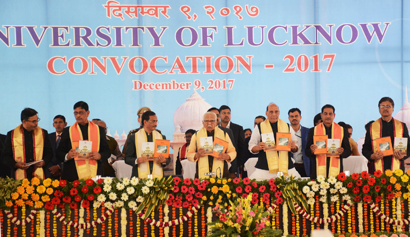 Union Home Minister attends the 60th Convocation of Lucknow University