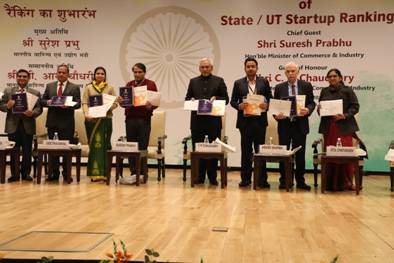 Launch of Startupindia Ranking Framework