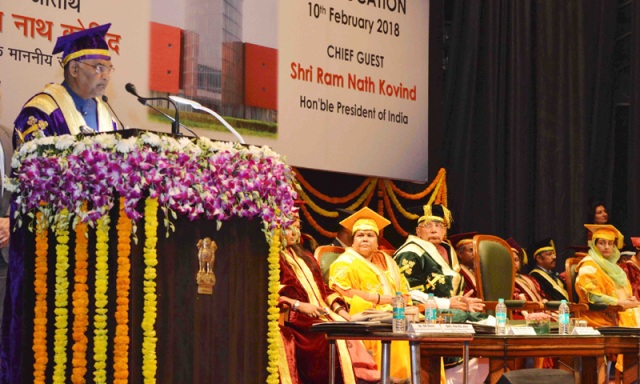 President of India Addresses 1st Convocation of National Institute of Food Technology Entrepreneurship and Management, Sonepat
