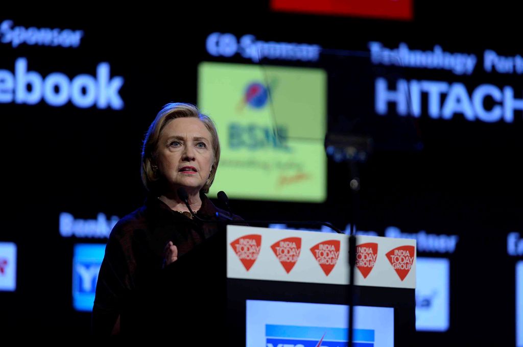 Hillary Clinton at India Today Conclave 2018