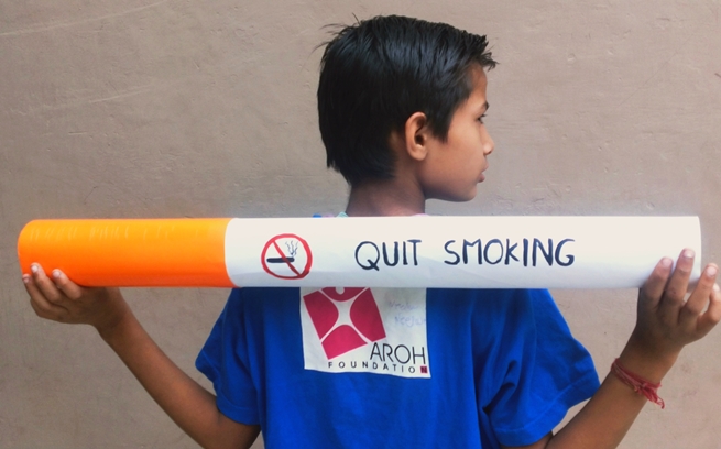 AROH Foundation observes Anti-Tobacco Day