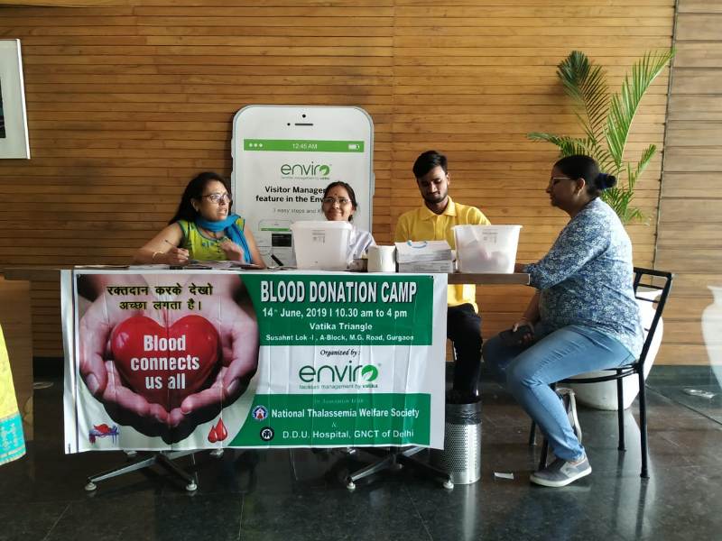 Enviro commences a month long donation drive on the occasion of World Donor Day