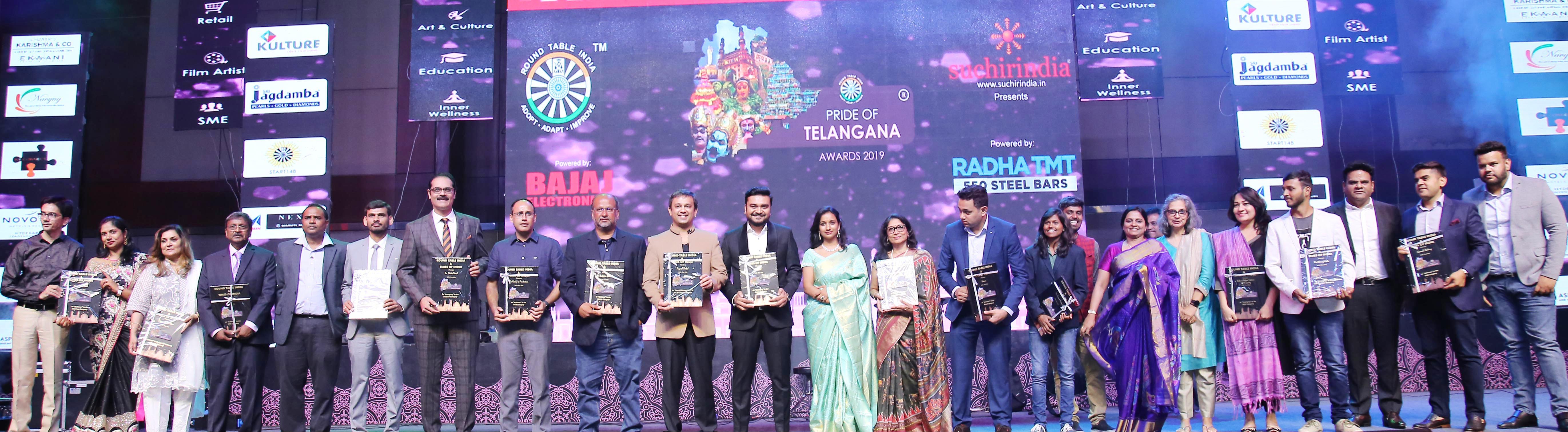 Shri Jayesh Ranjan, presents the prestigious ‘Pride of Telangana Awards’