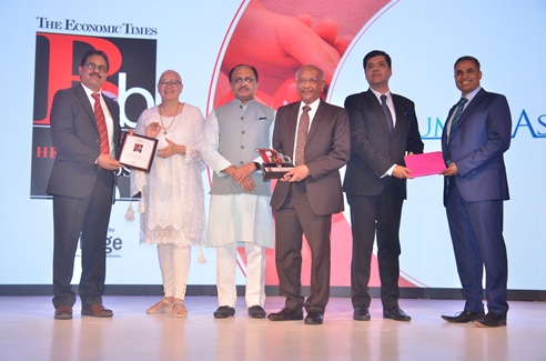 Columbia Asia Hospitals felicitated The Economic Times Best Healthcare Brands 2019