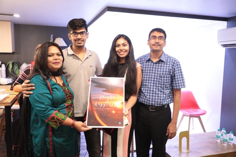 The book launch of book titled The Flight To Happiness by Dheerika Pandey