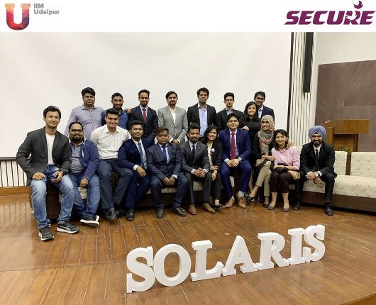 The Fifth edition of Solaris - IIM Udaipur’s Annual Management Fest Concludes on high note