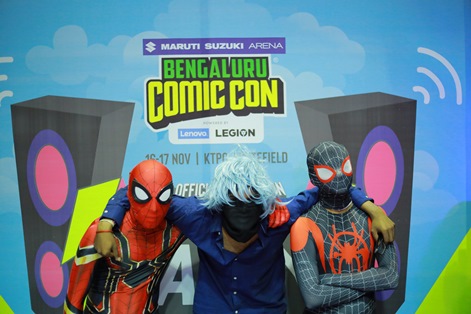 Pop culture fans join in for the coolest Superhero Party in town hosted by Maruti Suzuki Arena Bengaluru Comic Con