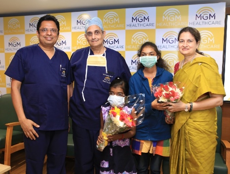 Successful free Heart Transplant performed on two young girls at MGM Healthcare