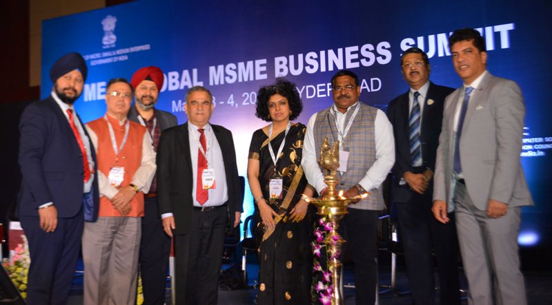 Alka Nangia Arora, Joint Secretry, Ministrt of MSME, Govt of India seen inaugurating GlobalSoft 2020. Also seen is Nalin Kohli, Srikanth Sinha