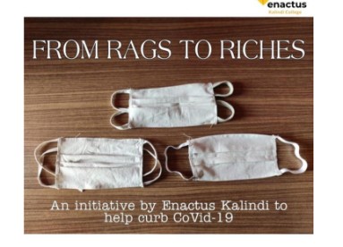 Enactus Kalindi launches its initiative “From Rags to Riches” to fight against Covid-19