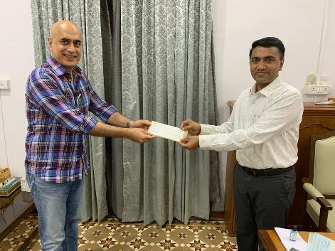| A Humanitarian gesture by Deltin Group as it pledges its support towards Goa’s fight against COVID19