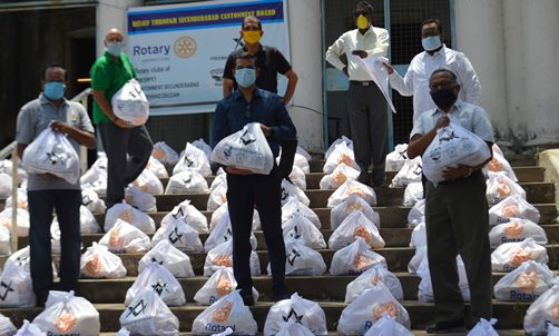 Fwd: Rotary and Freemasons of Twin Cities provided 600 grocery kits to Secunderabad Cantonment Board for onward distribution to the needy