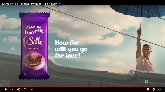 Cadbury Dairy Milk Silk introduces a refreshing new TVC based on its ‘How Far Will You Go For Love’ Proposition
