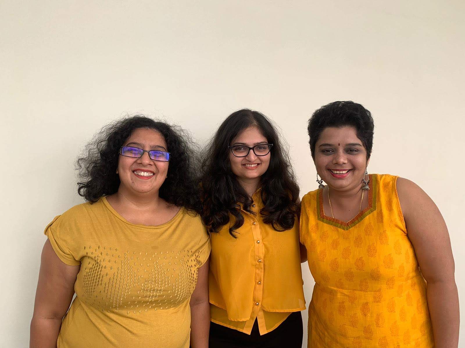 Rashmi, Shreya, Deepa - Co-Founders of FlexiBees