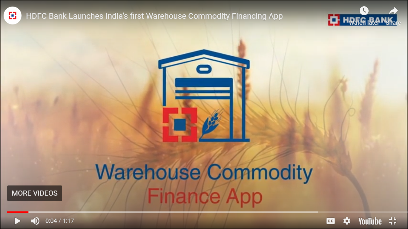 Warehouse Commodity Finance App
