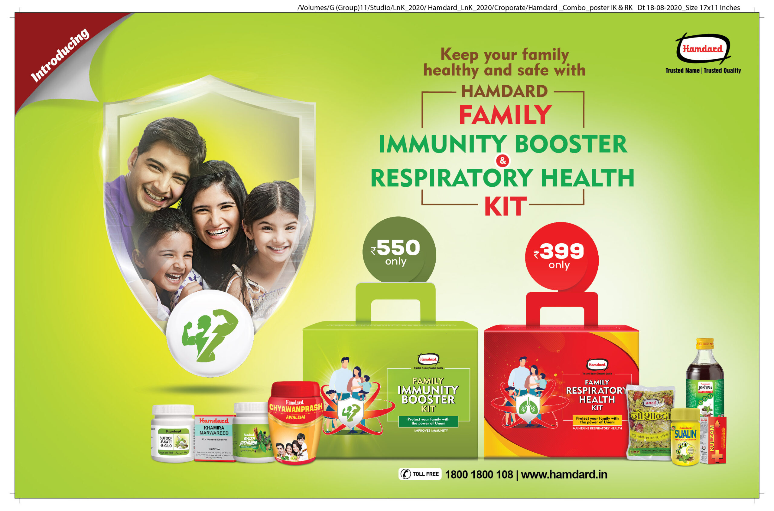 Hamdard Immunity Booster and Respiratory Health Kit