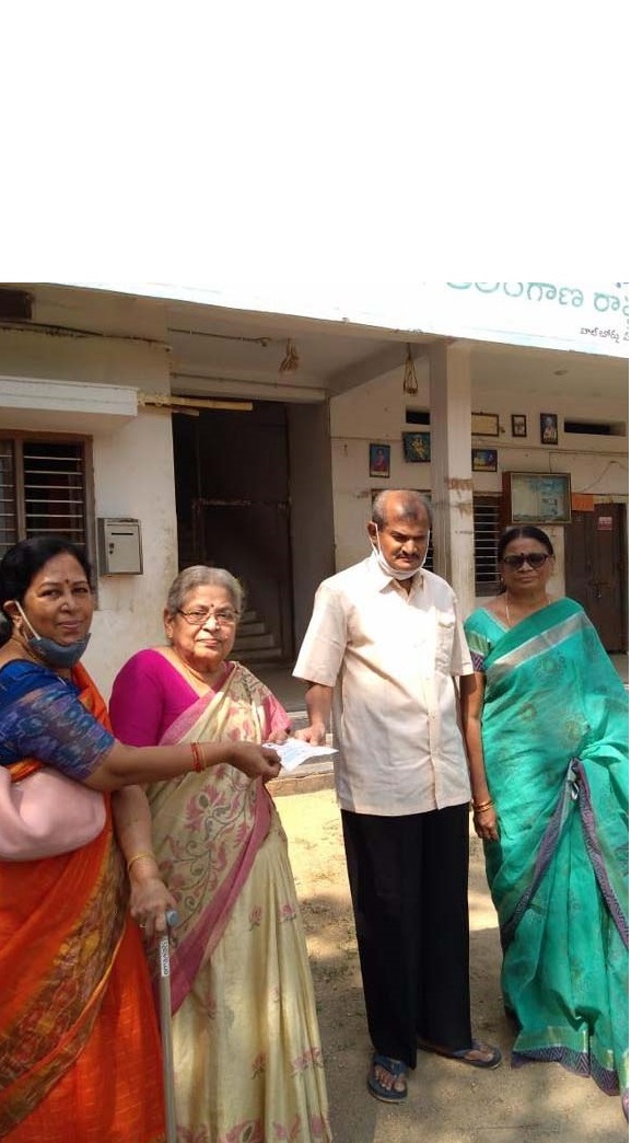 A NRI Shri Raghuneel Reddy dontes Rs 50000 to DWAB