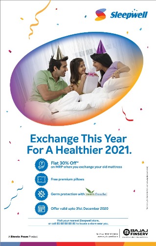 Sleepwell launches a new campaign wishing its consumers ‘A Healthy 2021’