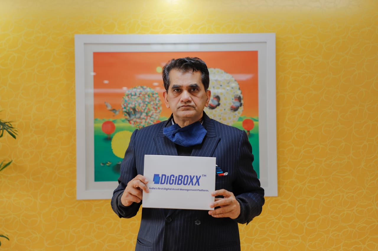 Shri Amitabh Kant, CEO of NITI Aayog on the launch of DigiBoxx™ on 22nd Dec’20