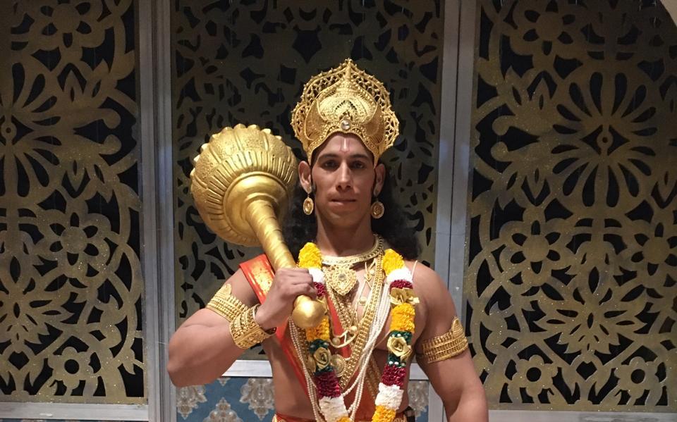 Danish Akhtar as Hanuman in & TV’s Santoshi Maa Sunaye Vrat Kathayein