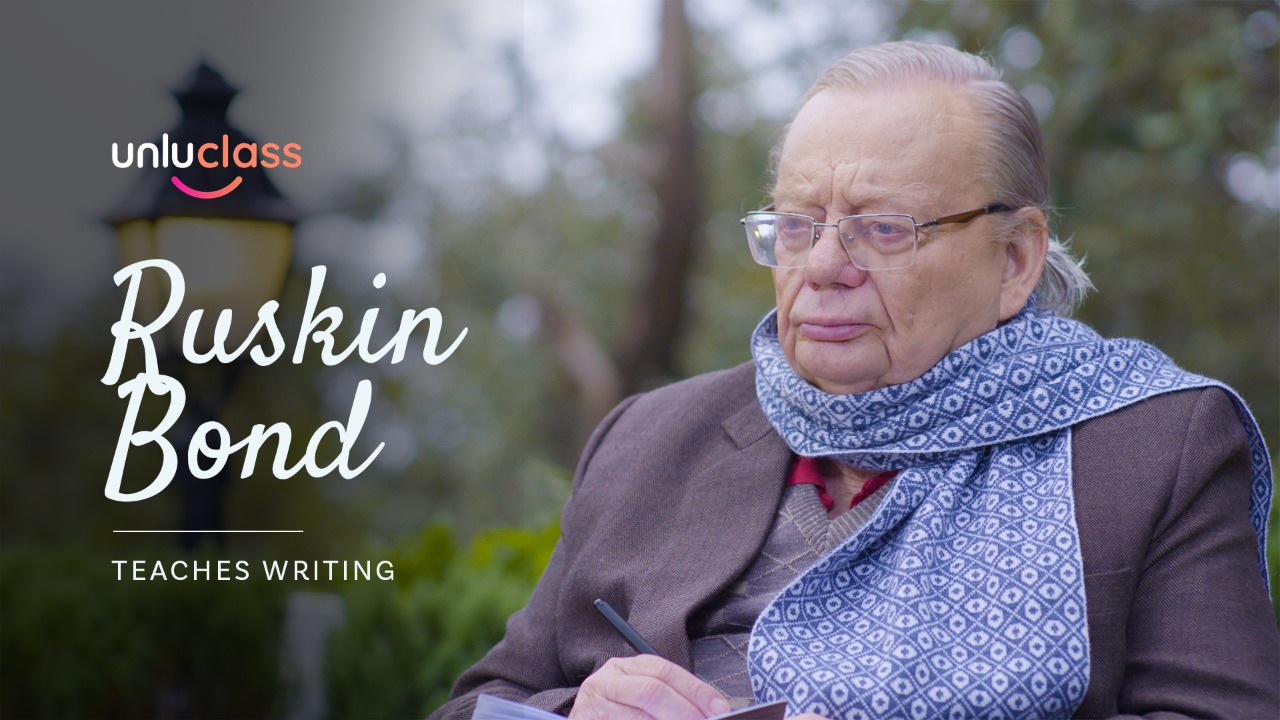 Ruskin Bond Joins Unluclass – Delight for budding writers
