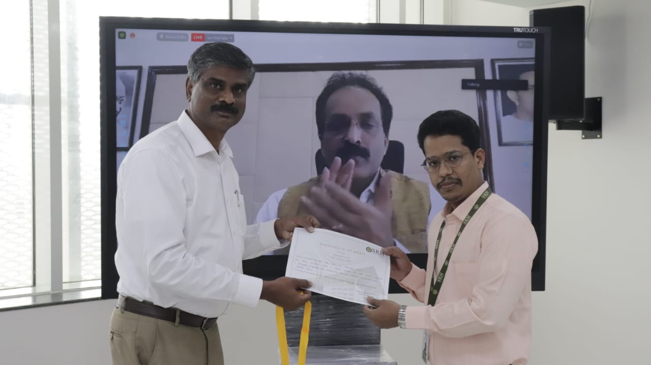 Research Day Celebration 2021 at SRM University-AP, Andhra Pradesh