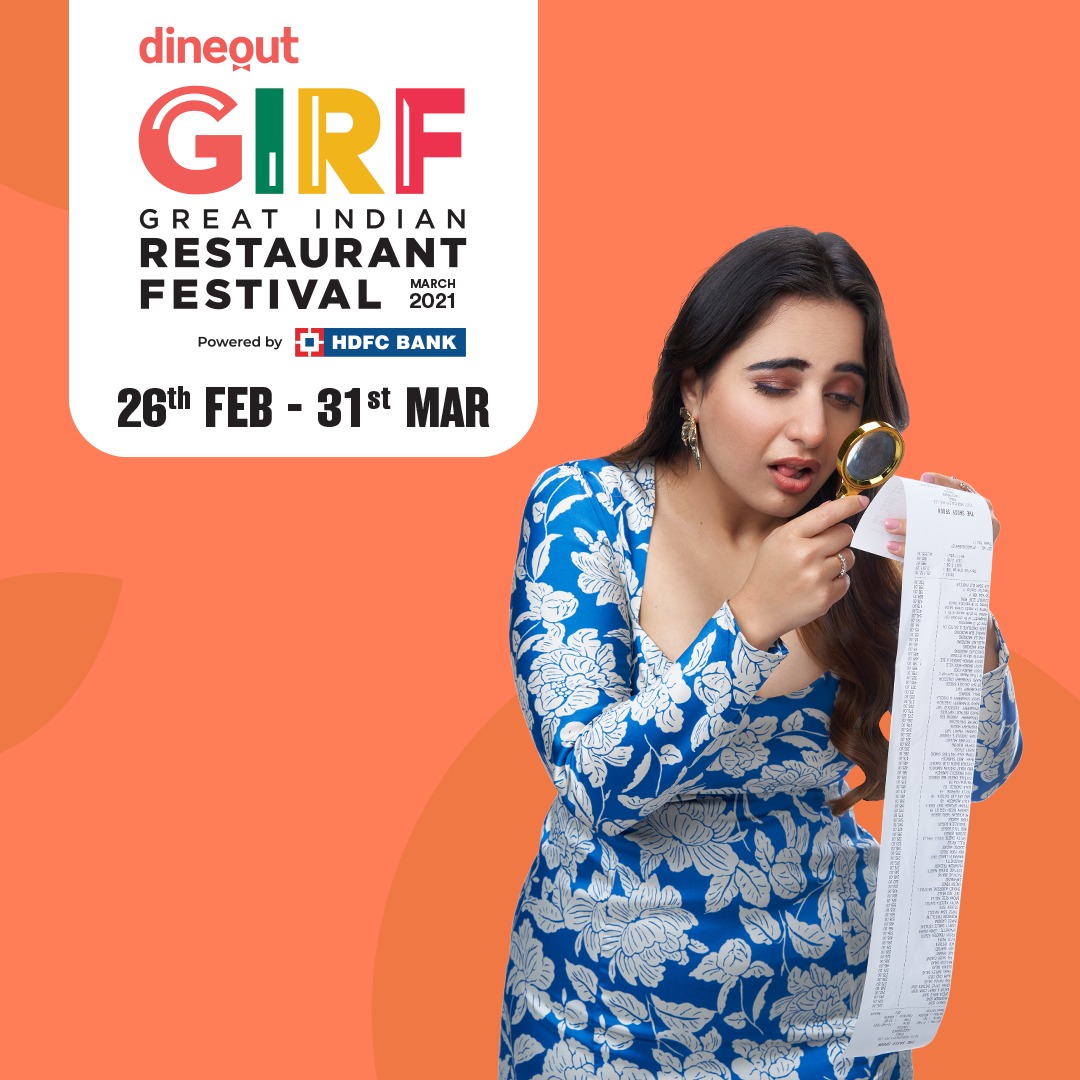 Flat 50% off Real Deals on Dineout’s Great Indian Restaurant Festival this March
