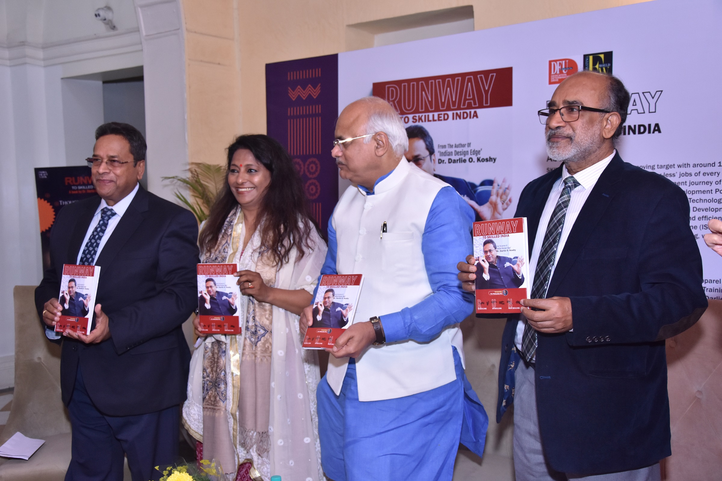 Noted educationist Dr Darlie Koshy's new book unveiled at the India Craft Week