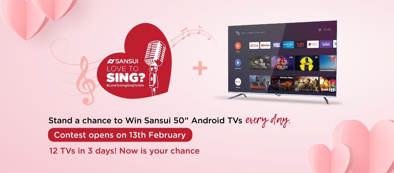 Sansui endeavours to make Valentine’s Day special with the launch of spectacular ‘Love to Sing, Sing to Win’ contest…