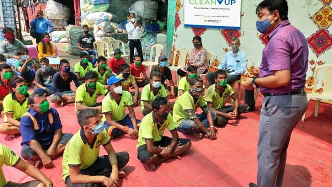 Clean-Up Foundation conducts health & COVID 19 vaccination awareness campaign for city’s rag-pickers