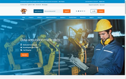 ICP DAS USA Announces New Website Design
