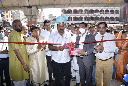Mr. Pratap Singh Khachariyawas, Transport Minister of the Rajasthan Govt. inauguating the Experience Center