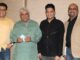 [L-R] Mr. Neeraj Kalyan, Mr Javed Akhtar, Mr Bhushan Kumar, and Mr Rakesh Nigam