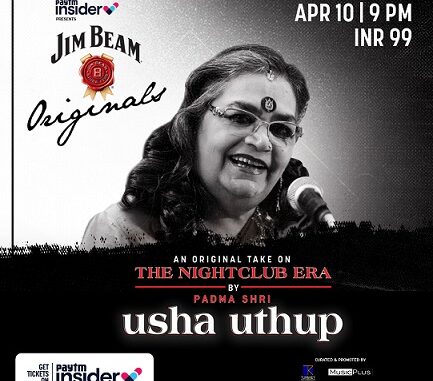 Usha Uthup to retrace the glorious Nightclub Era in Paytm Insider’s Jim Beam Originals