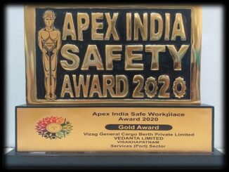 Vedanta's VGCB bags Gold Award for safe workplace management at Apex India Health and Safety Conference