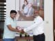 (L to R) Mr. Siddharth Shah, Co. Founder & CEO, API Holdings Ltd _ shakes hands with Dr. A Velumani, Chairman & MD of Thyrocare after signing the agreement of acquisition