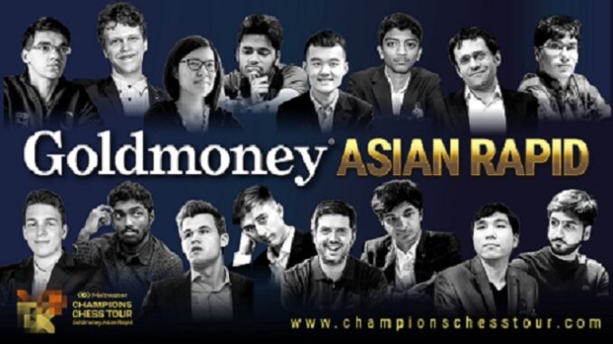 India’s finest chance to win gold! Four Indians selected for upcoming globalGoldmoney Asian Rapid chess event