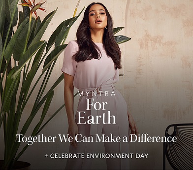 The specially curated ‘Myntra for Earth’ store offers over 5500 sustainable styles from 70 brands to ‘environment-conscious shoppers’