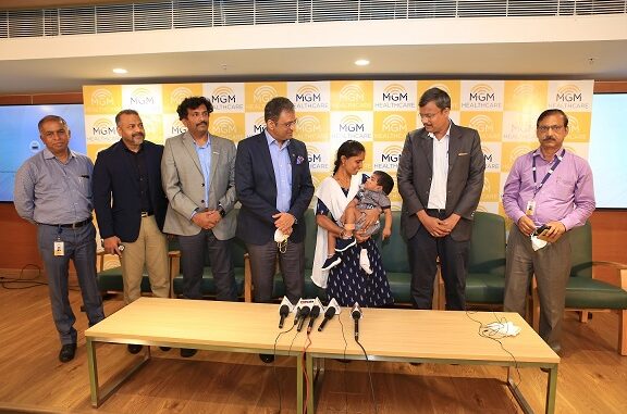 16-month old infant gets relief from ‘uncontrolled seizure attacks’ at MGM Healthcare Chennai