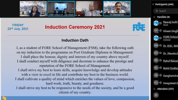 FORE School of Management Welcomes Batch 2021-23